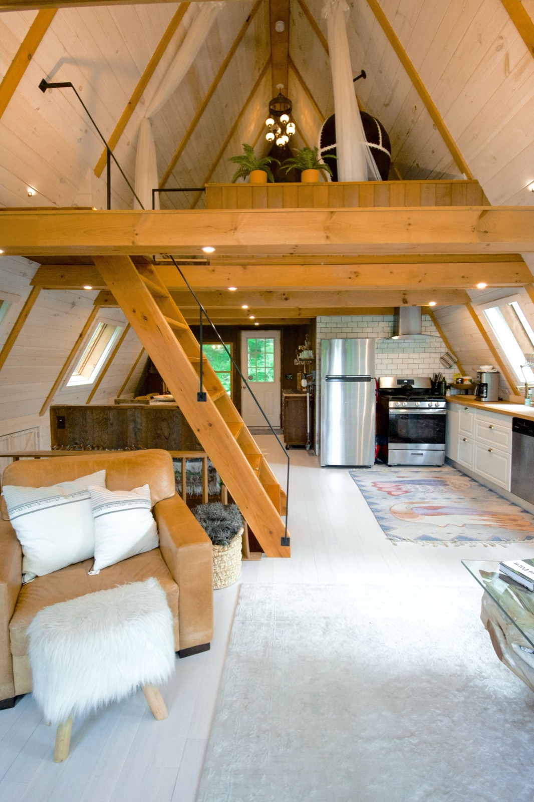 Backyard studio interior