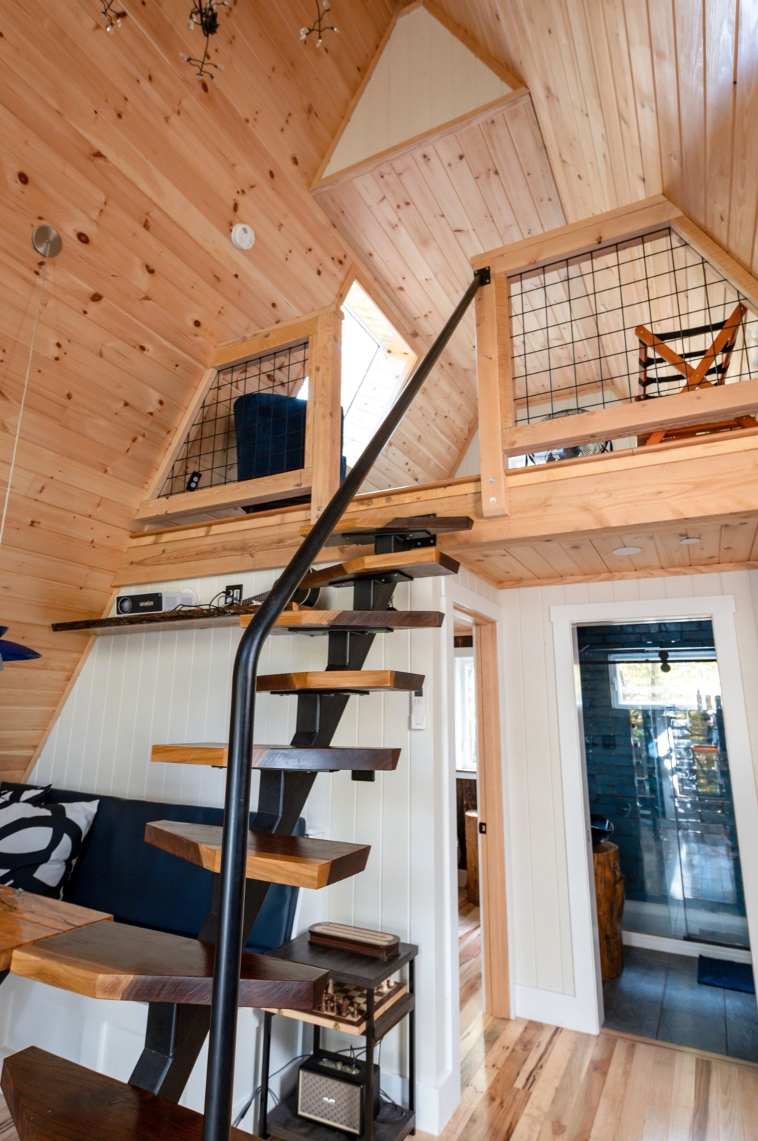 Custom tiny home with loft in Houston backyard